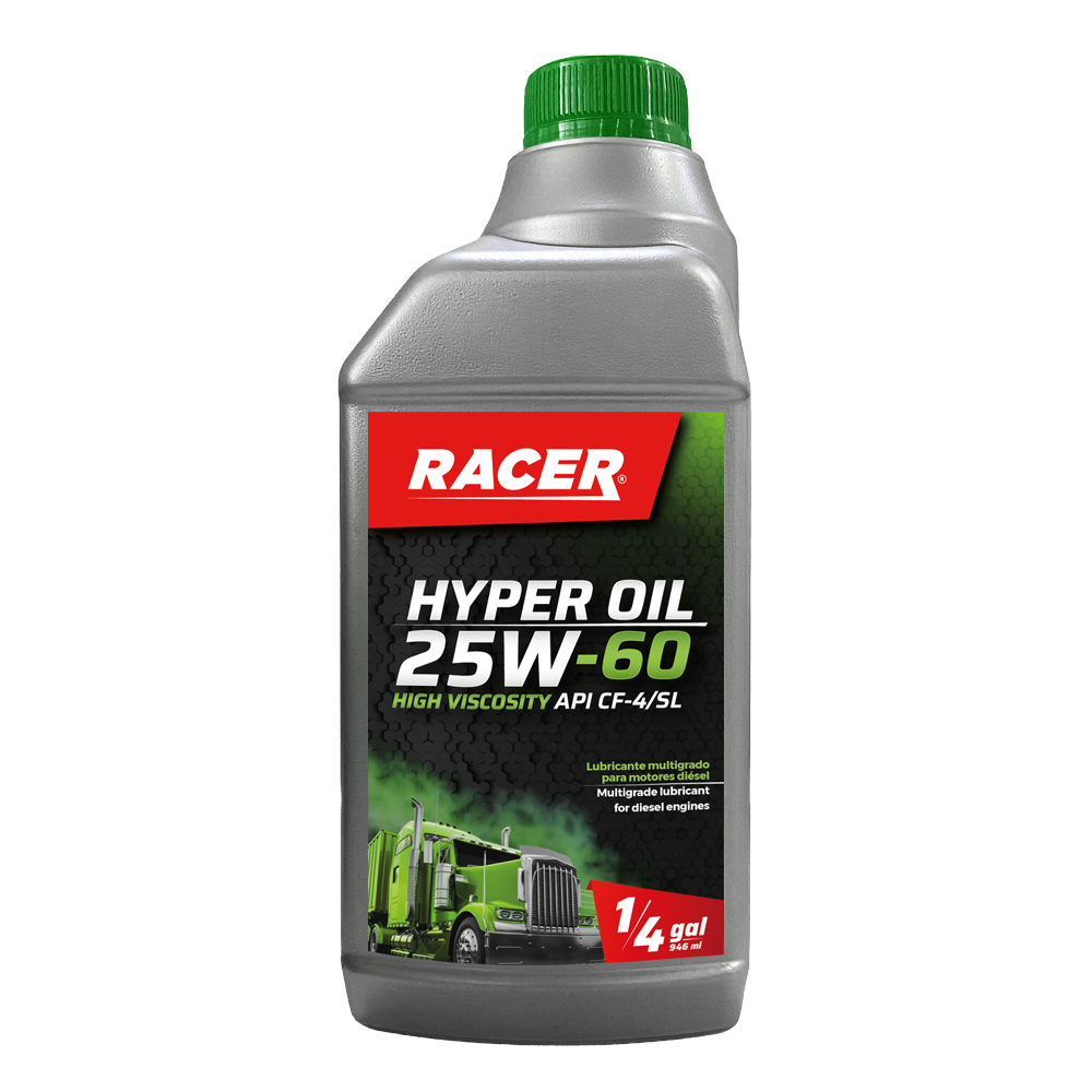 HYPER OIL SAE 25W-60 API CF-4 SL CUARTO