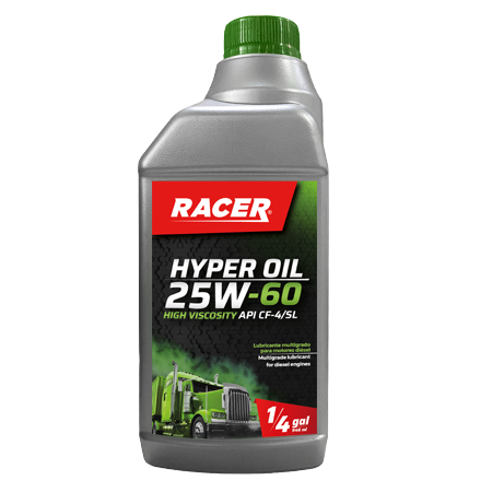 HYPER OIL SAE 25W-60 API CF-4 SL CUARTO