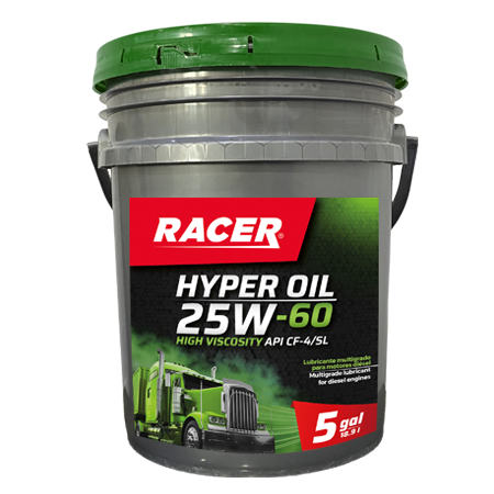 HYPER OIL SAE 25W-60 API CF-4 SL CUÑETE